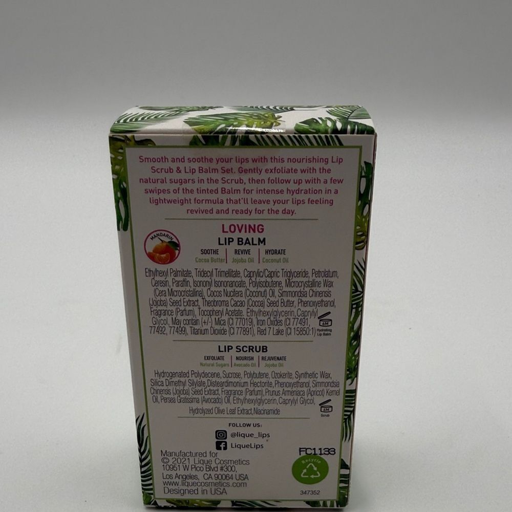 Lique Lip Balm and Scrub Set - Picture 2 of 3